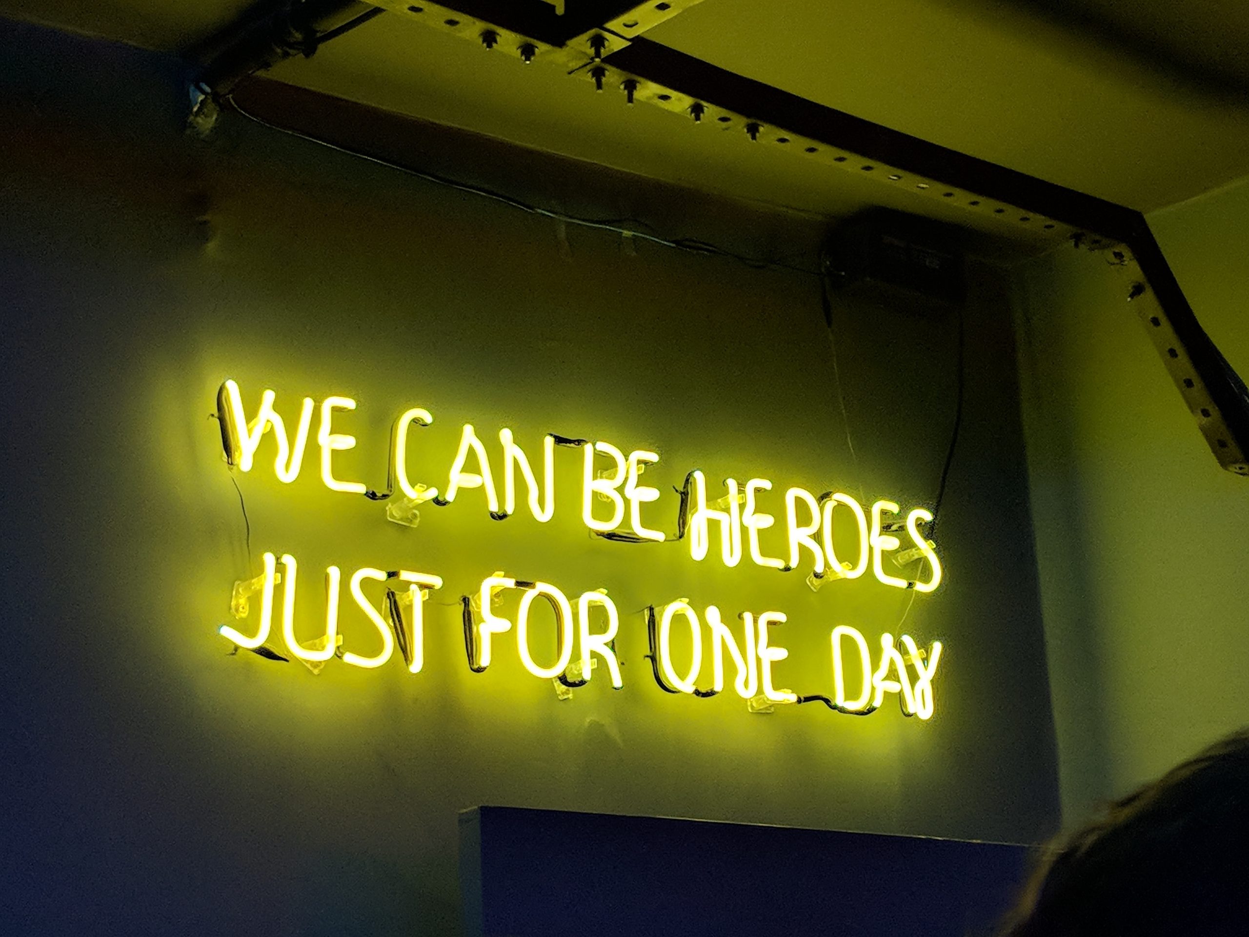 We Can Be Heroes Just For One Day